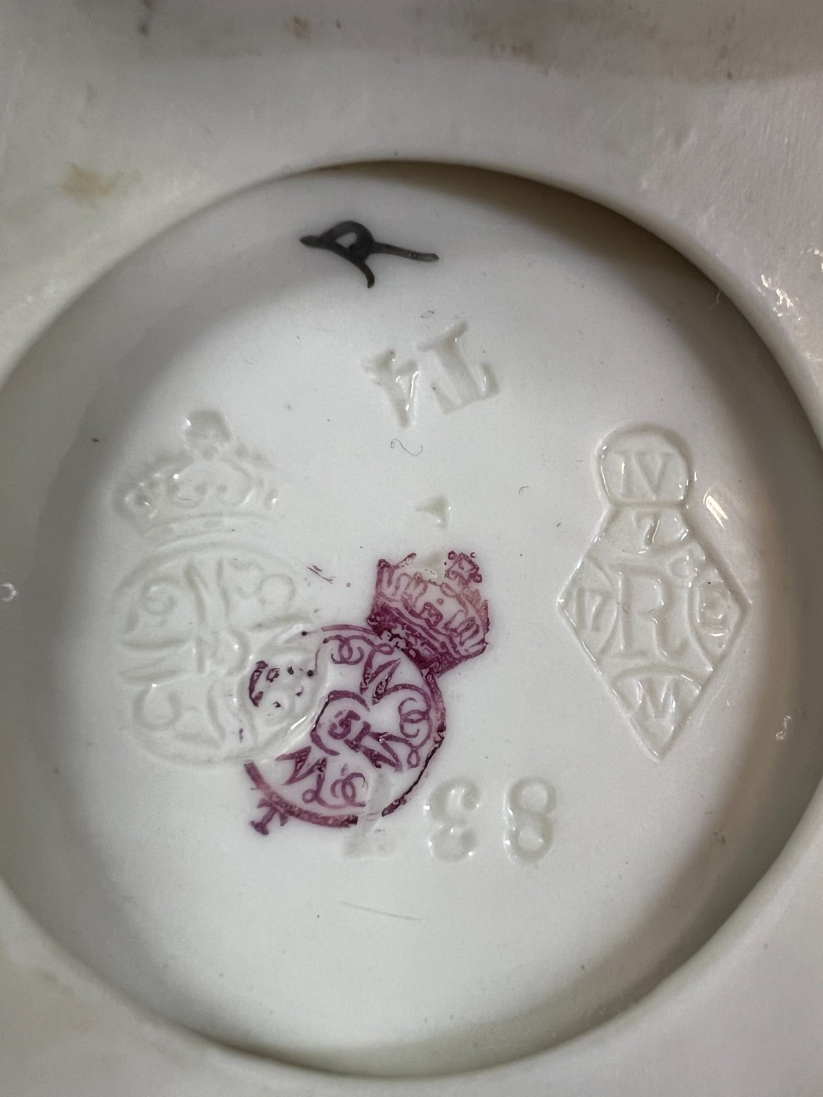 1882 Royal Worcester The Chinese Man #837 From The Countries Around The World