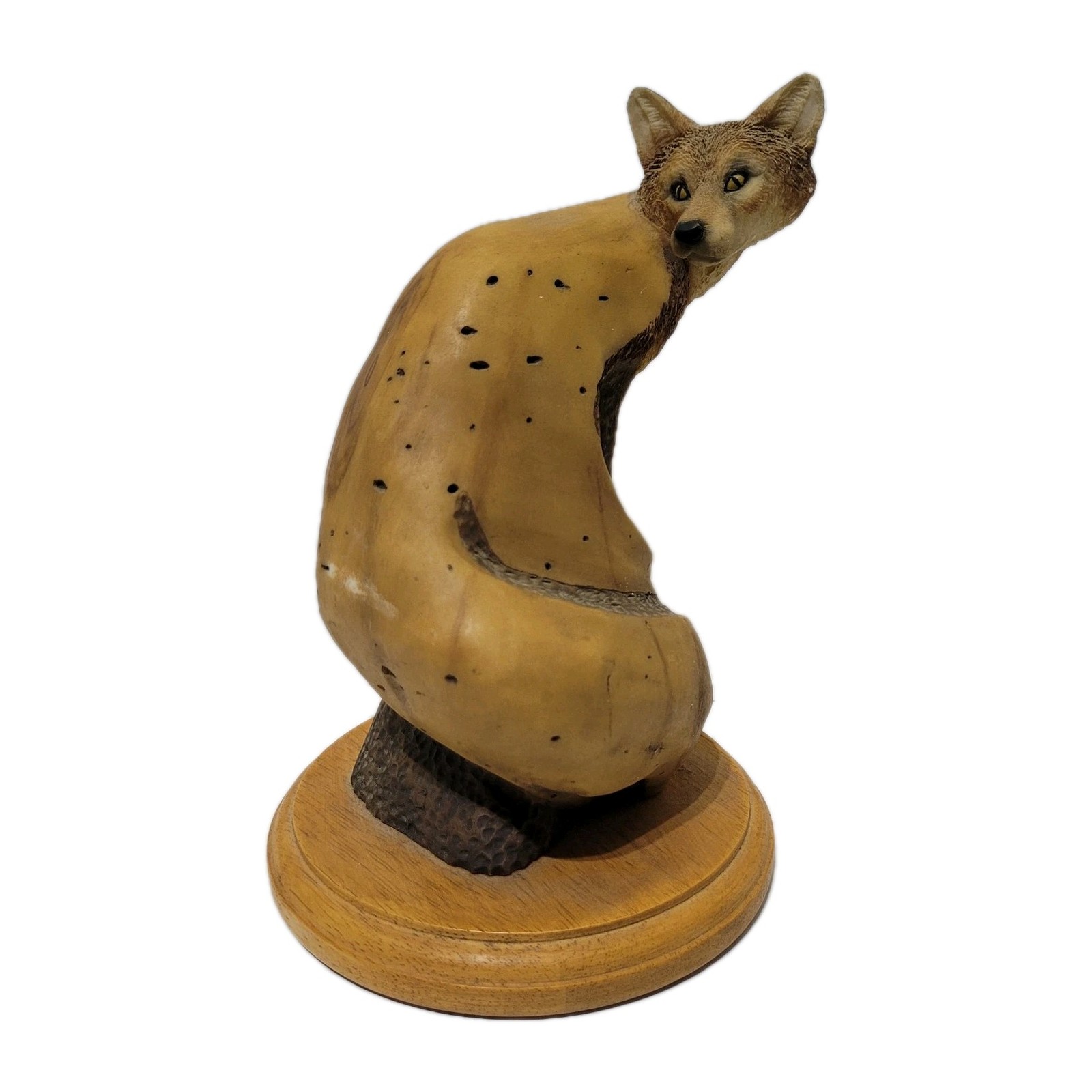 Mill Creek Studios Fox Tale Statue – Wood & Resin – 8.25in #63080