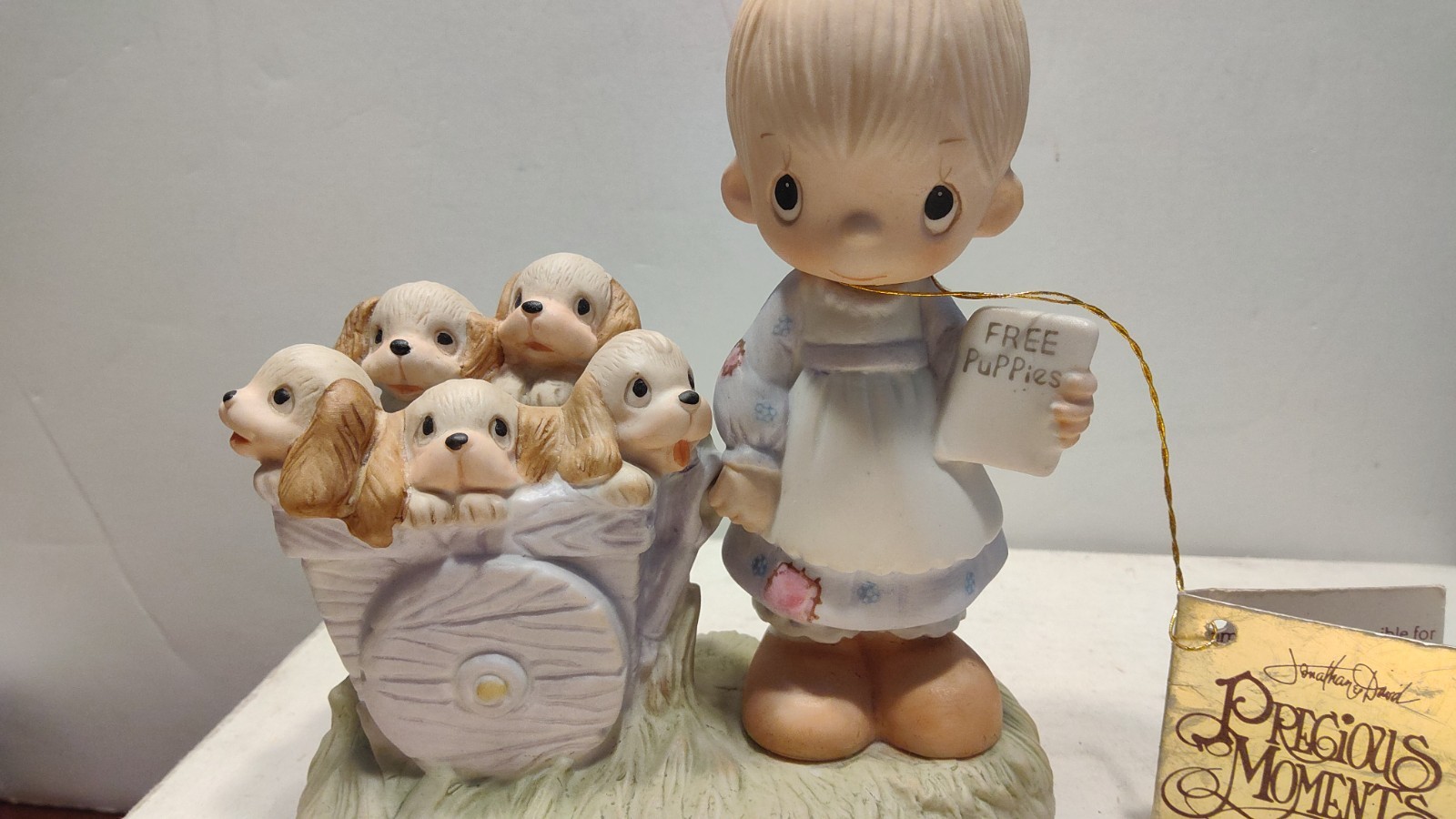 1977 Precious Moments God Loveth A Cheerful Giver – Free Puppies