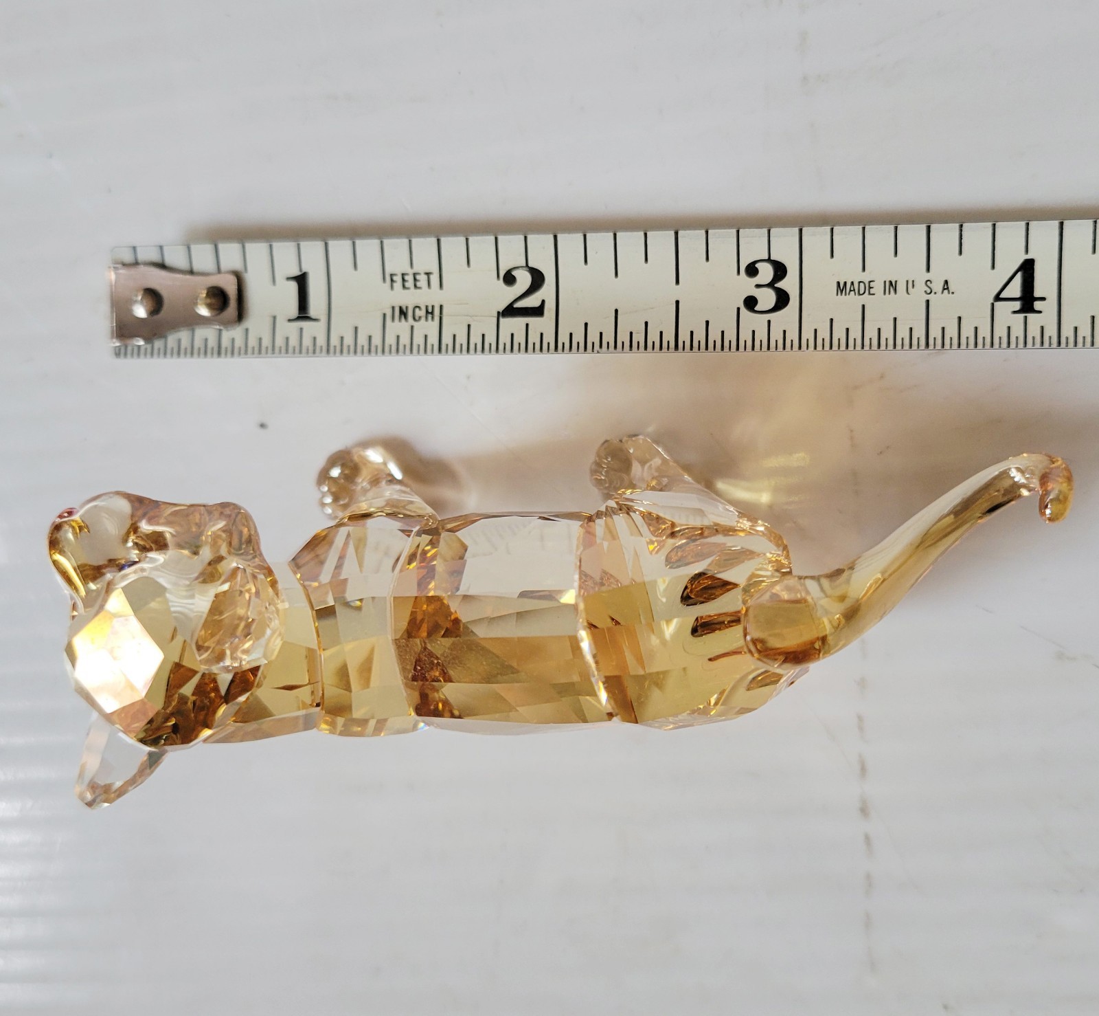 Artist Signed ! Swarovski SCS Annual Ed. 2010 TIGER Jung Cub Standing FLAW Rare