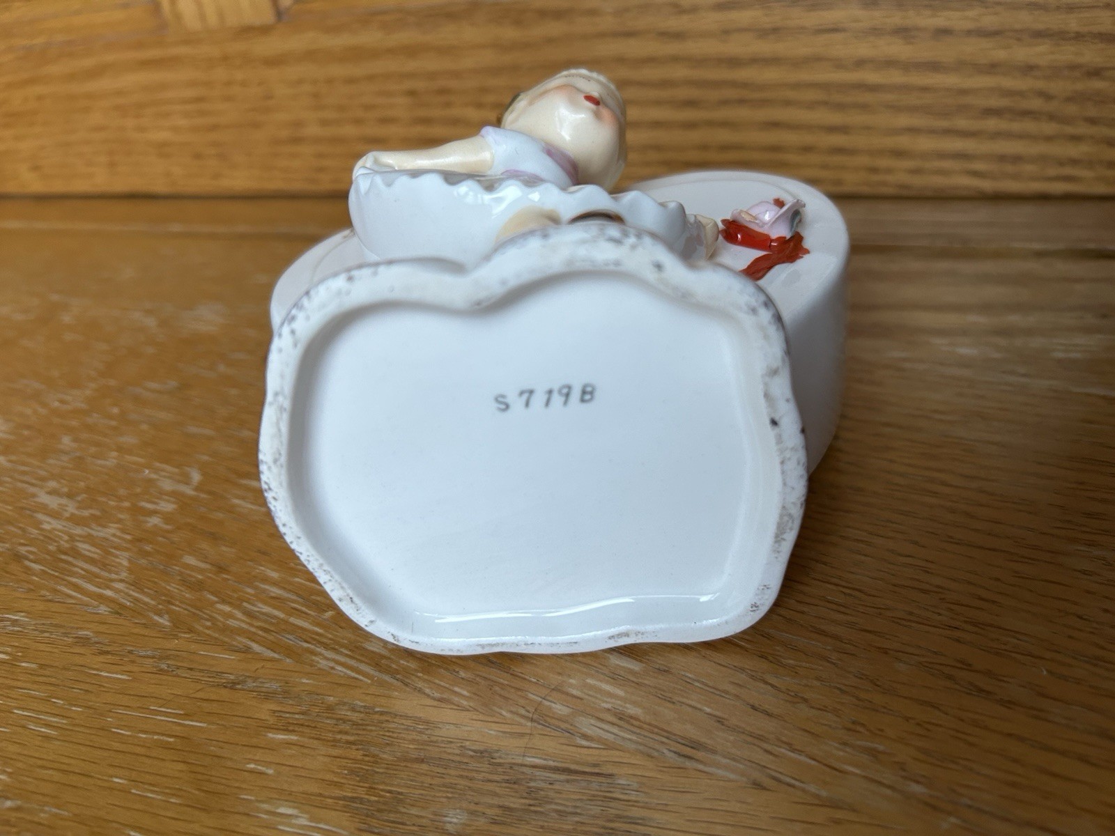 Vtg Napcoware Heart Planter S719B VTG Valentine Sweetheart Girl