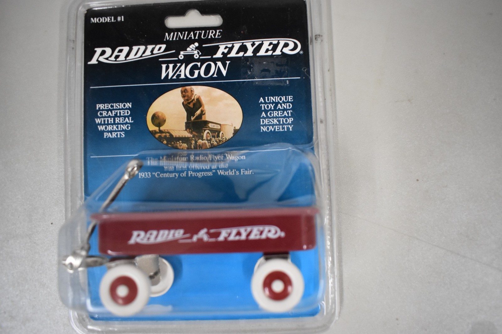 Vintage 1990 Miniature Mini Radio Flyer Wagon Model #1 Red Wagon Brand New
