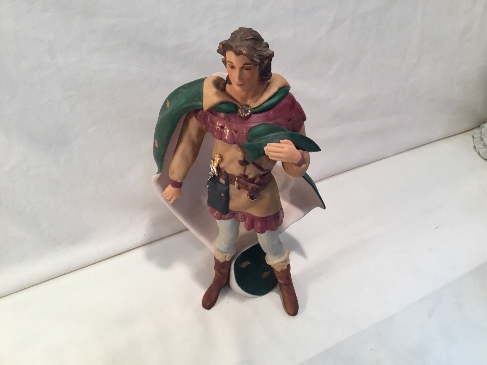 1996 Robin Hood statue by Lenox Legendary Princesses bisque porcelain figurine