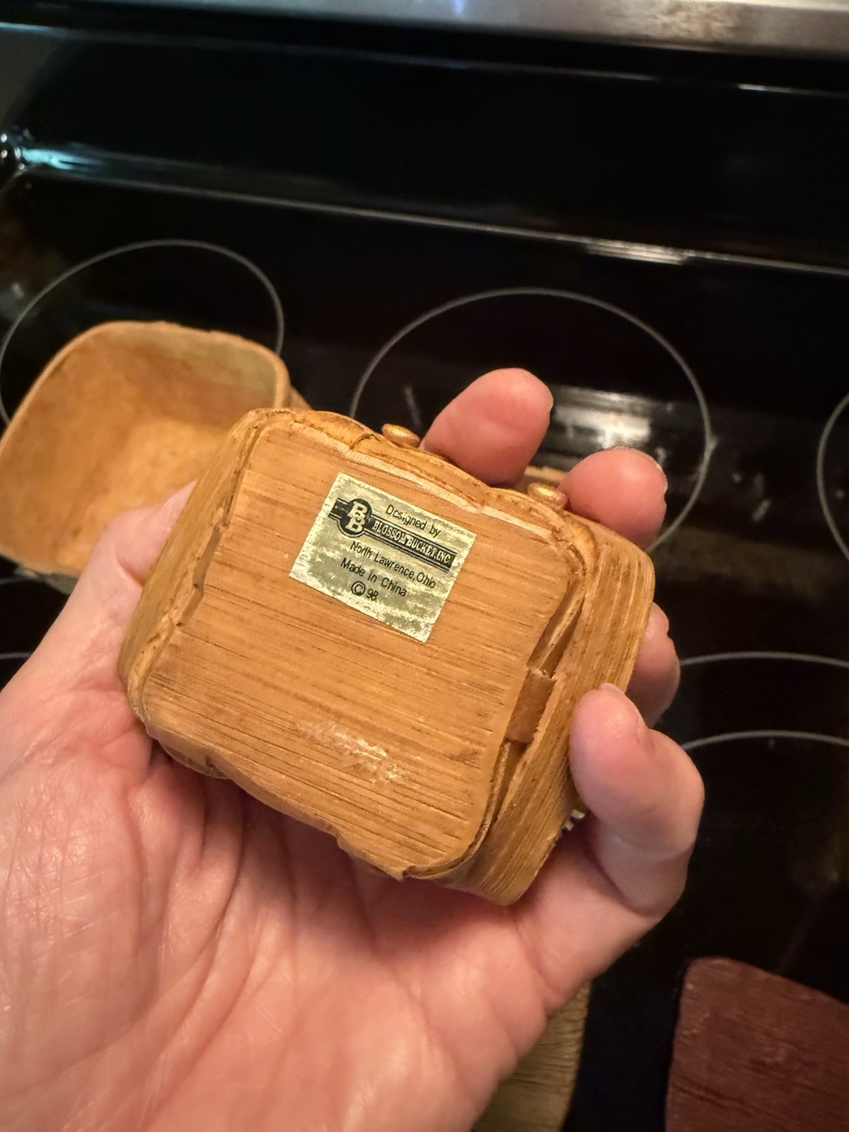 Blossom Bucket Suzi Skoglund Longaberger Like Cake Basket Stack Primitive Resin