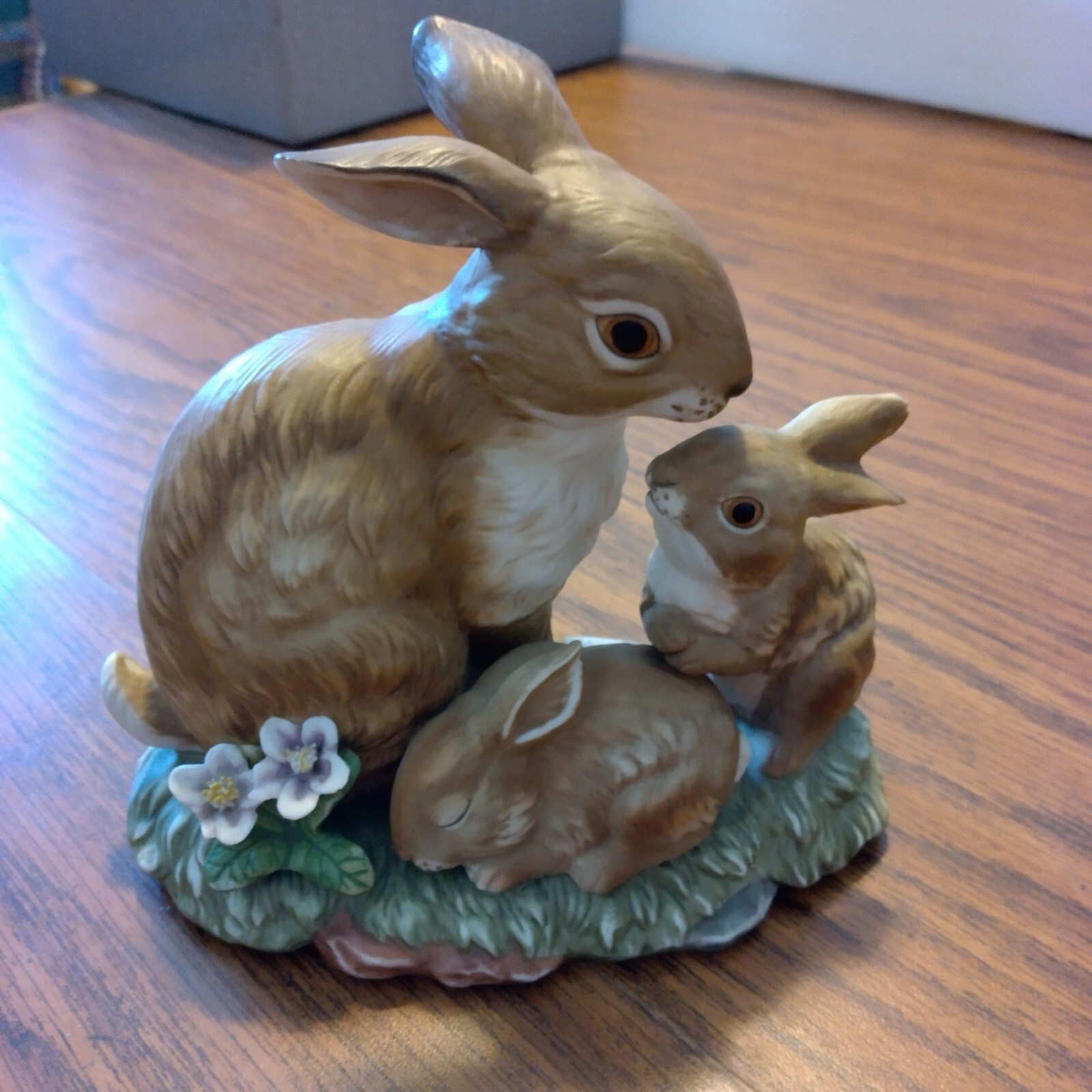 Vintage Homco Masterpiece “Bunny Blessings” Porcelain Figurine ,1990 Retired