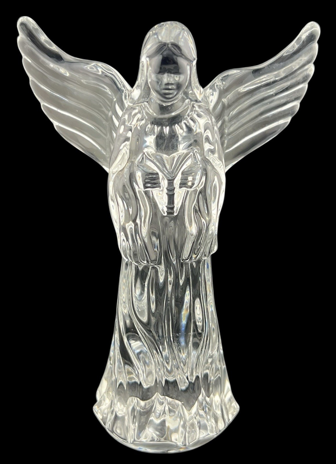 Waterford Crystal 5th Herald Angel Figurine Nativity Collection With Song Book