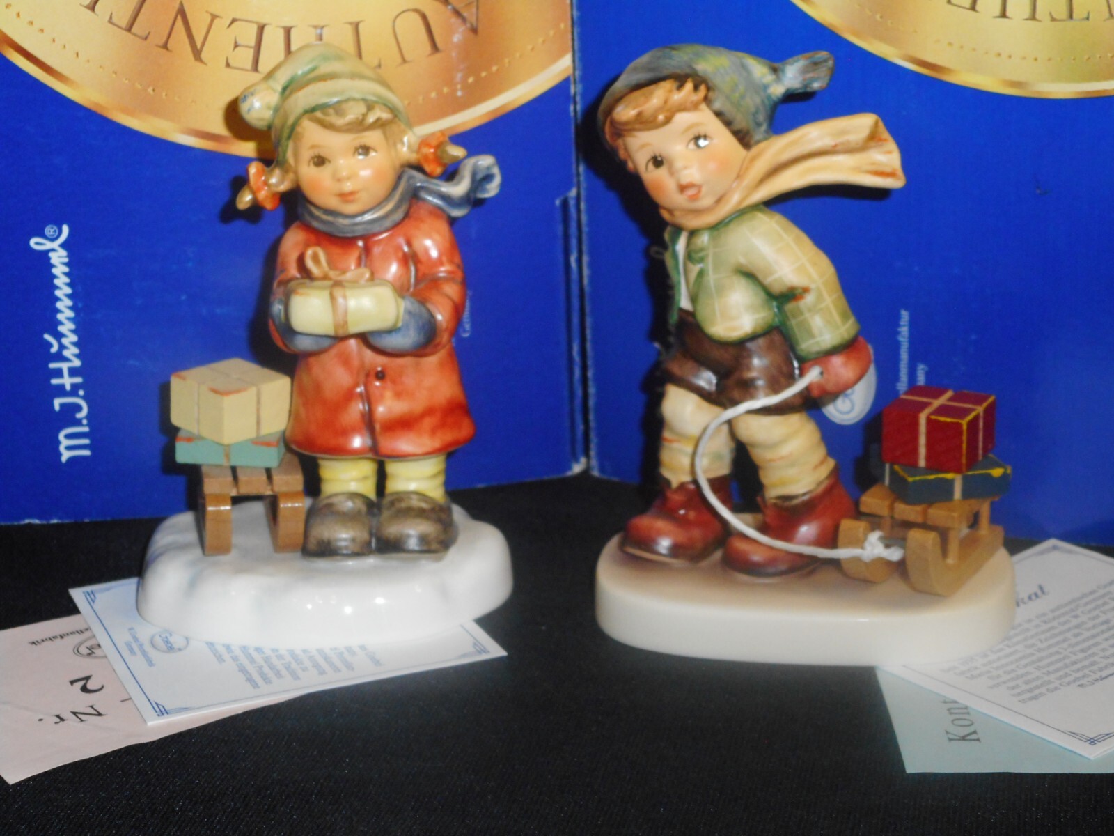 HUMMEL FIGURES WINTER 2026 2/0 GOOD TIDINGS 2047 WINTER SLEIGH RIDE w/GIFTS MIB