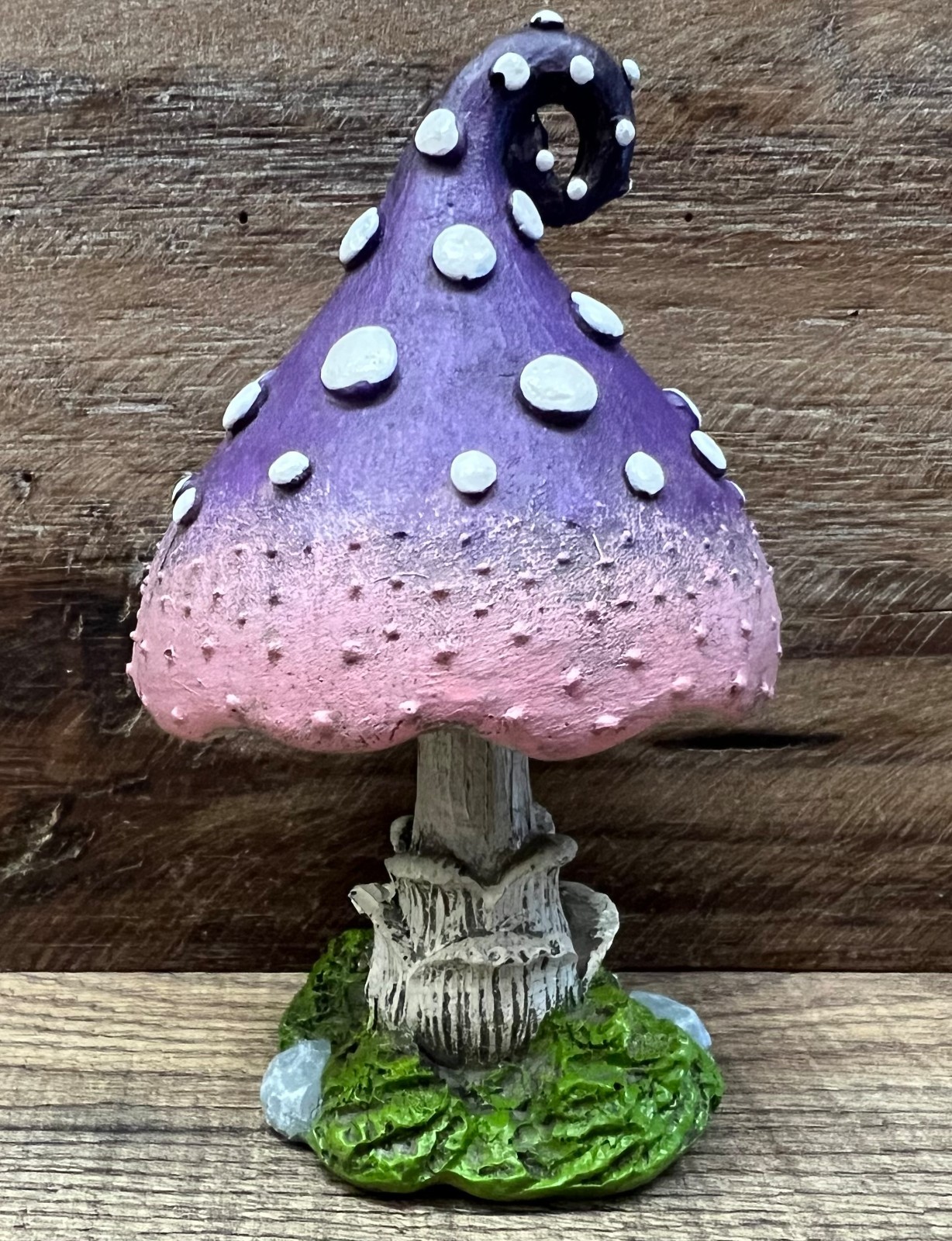 Mushroom Purple, Resin Figurine 5″ x 3″