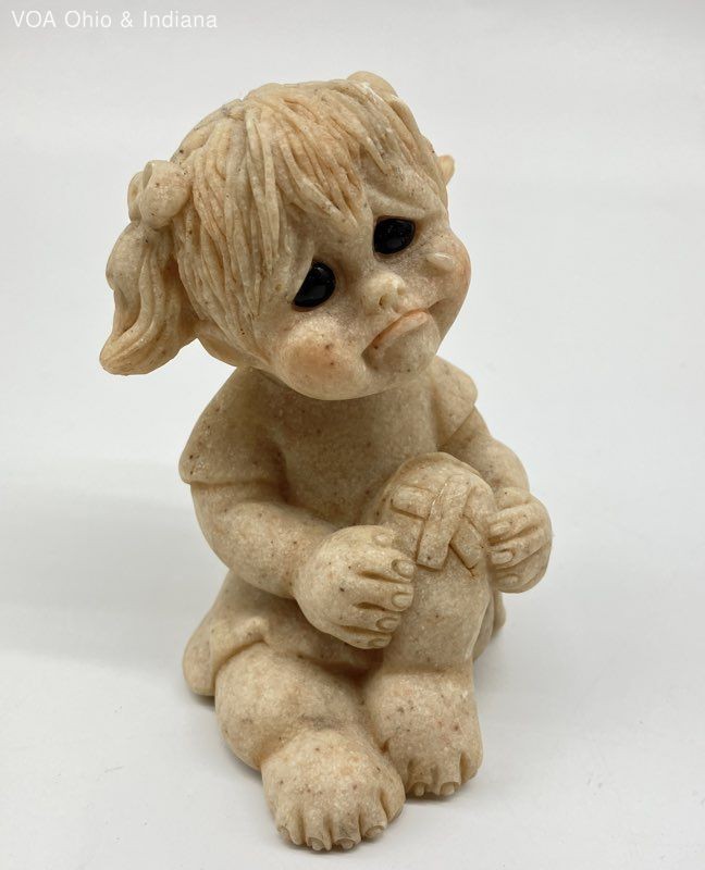 Quarry Kids Second Nature Design Cindy Blues & Boo Boos Figurine 2001 4 Inch