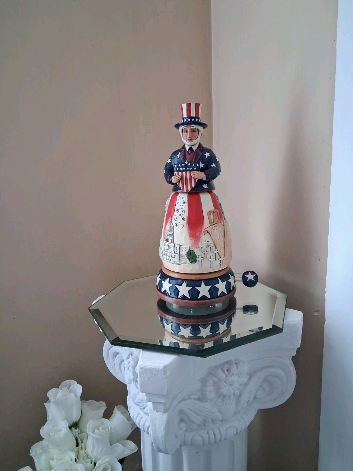 Jim Shore Uncle Sam “Freedom Forever” Figurine & Music Box