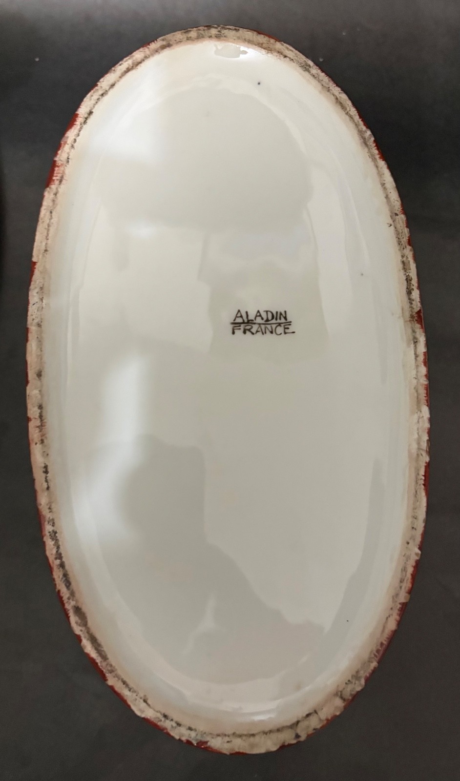 Large Art Deco Aladin France Porcelain Jewelry Chest – Nude Woman & Pelican – 11
