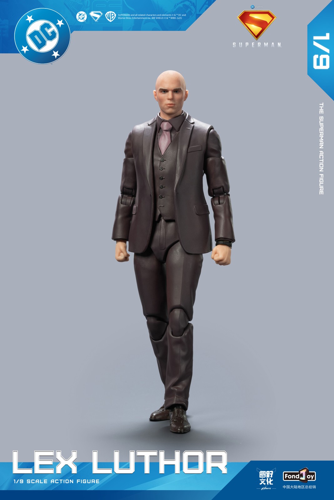 FondJoy DC Movie Series The Superman 2025 Lex Luthor 1/9 Scale Action Figure