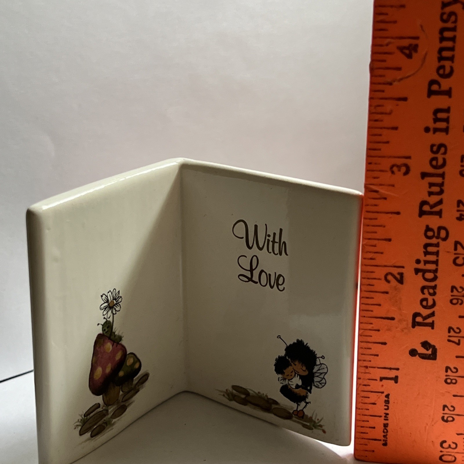 Philip Laureston England Miniature Ceramic Christening Greeting Card