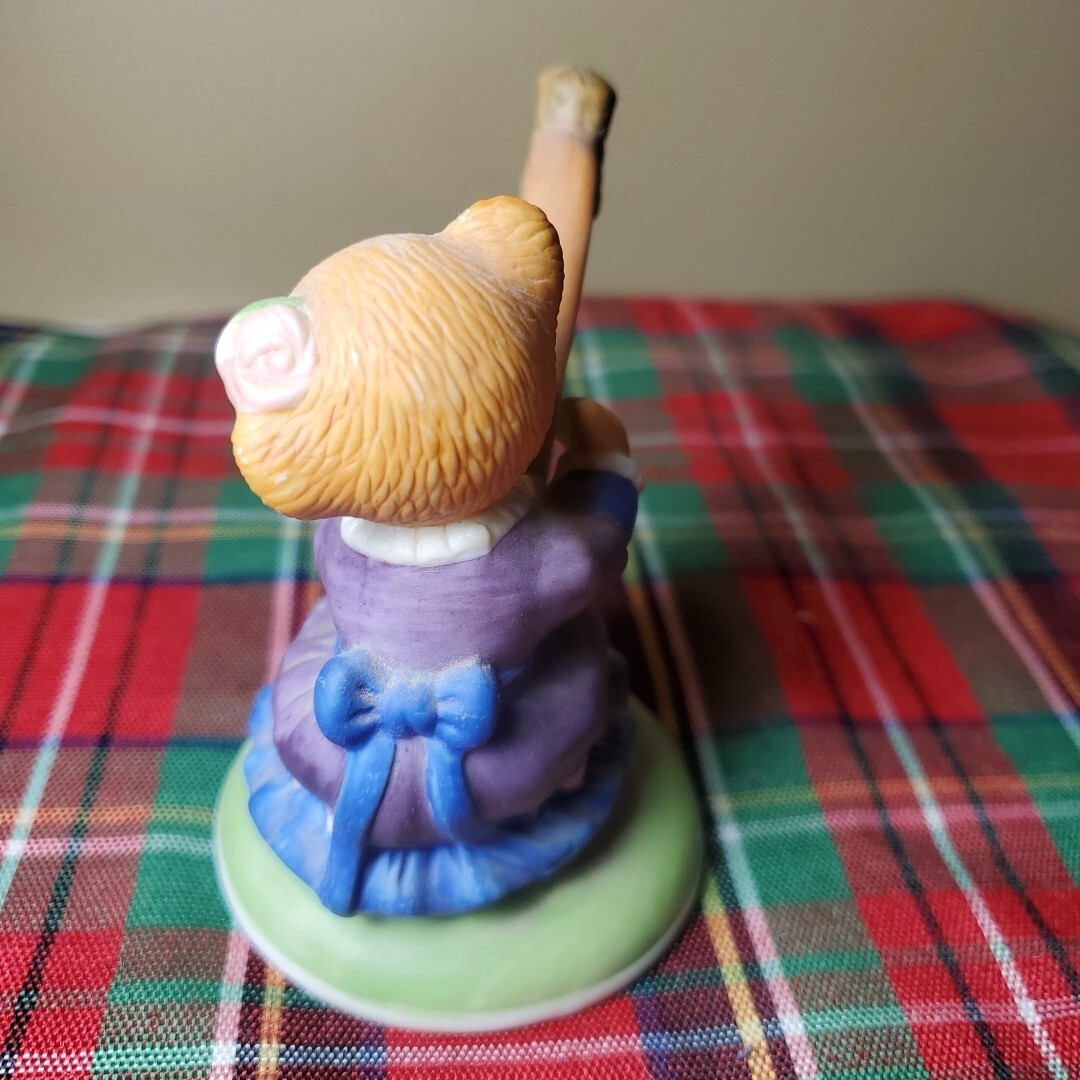 Vintage Franklin Mint Honey Quaver Bear Fine Porcelain Figurine 1986 Free Ship