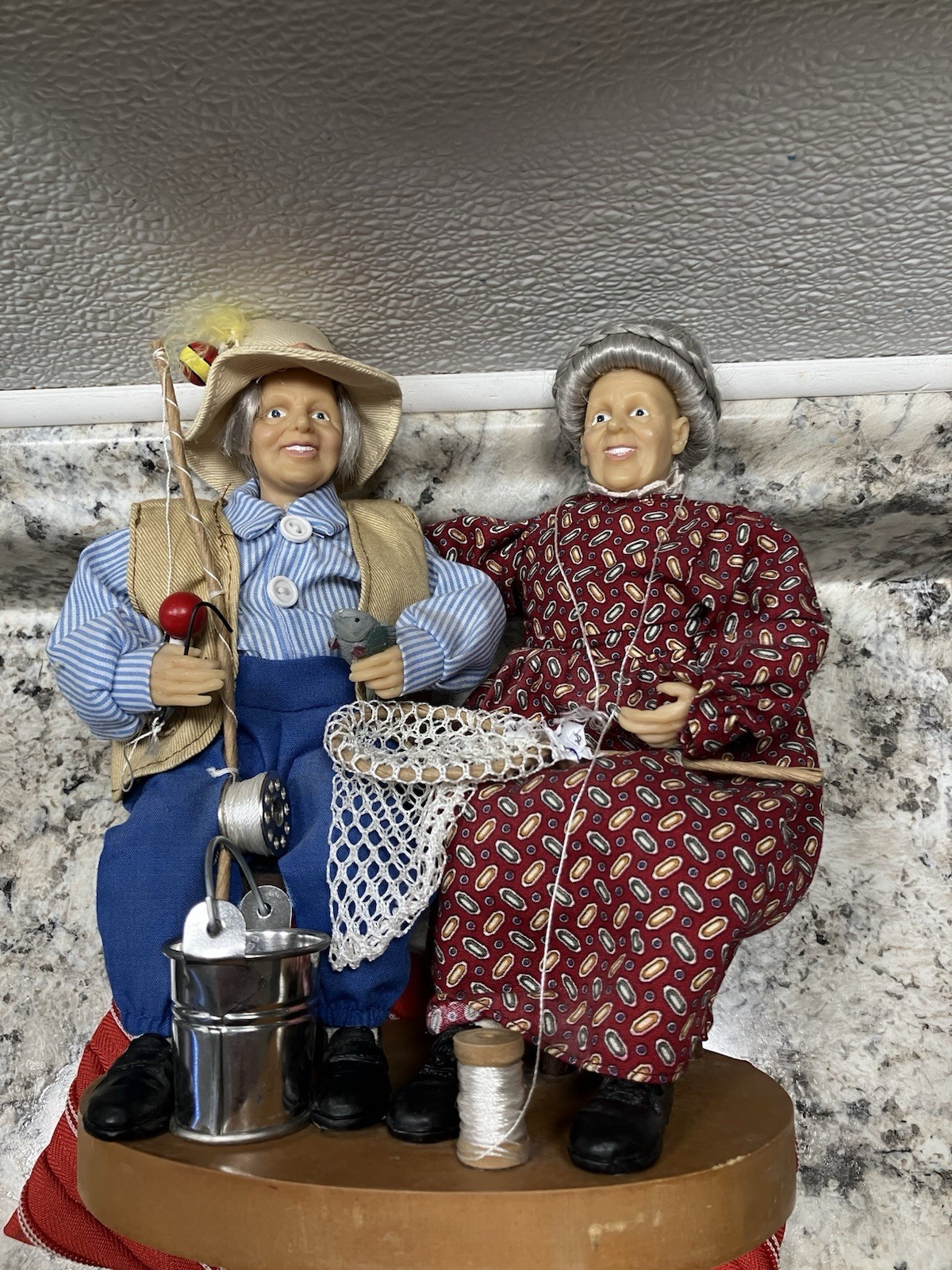 Grandpa And Grandma Sitting Together