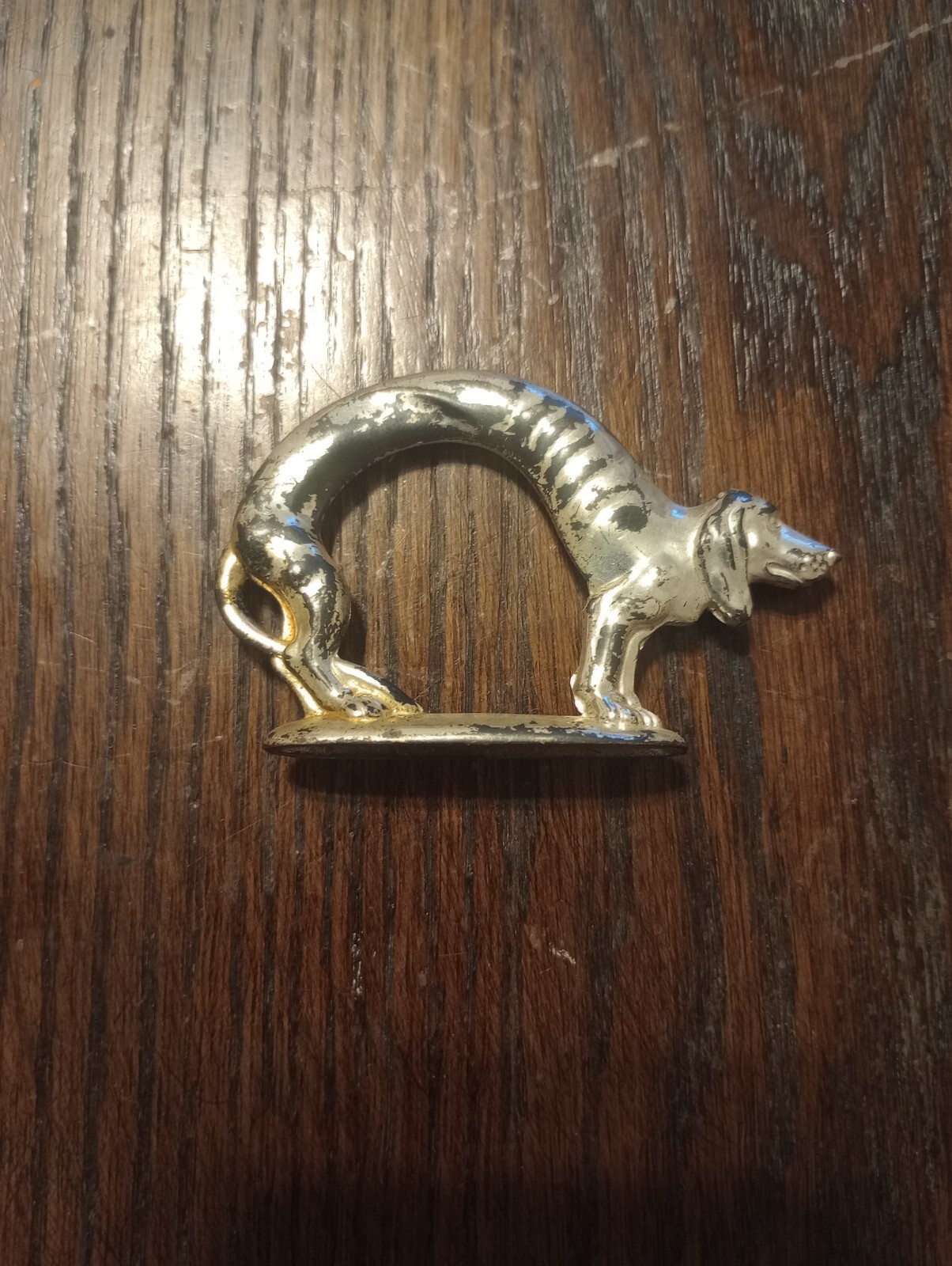 Antique Jennings Brothers 1930s Silverplate Dog Figure Very RARE Style Showcase