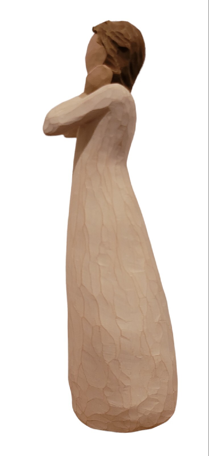 2003 Willow Tree Figurine “Joy” Woman Standing Braided Hair No Box 9″ Inch