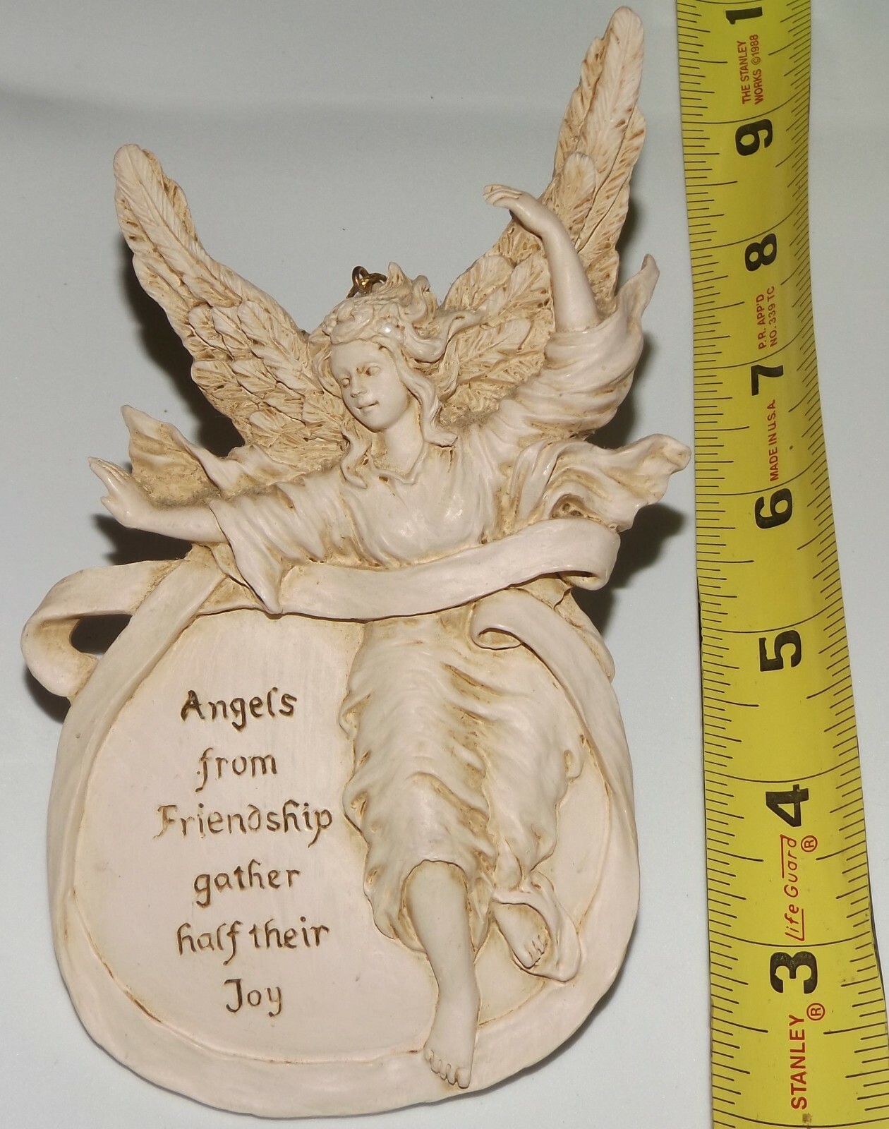 ANGEL FRIENDSHIP COLLECTIBLE DECORATIVE ORNAMENT *SPECIAL FRIEND & FAM BEST GIFT
