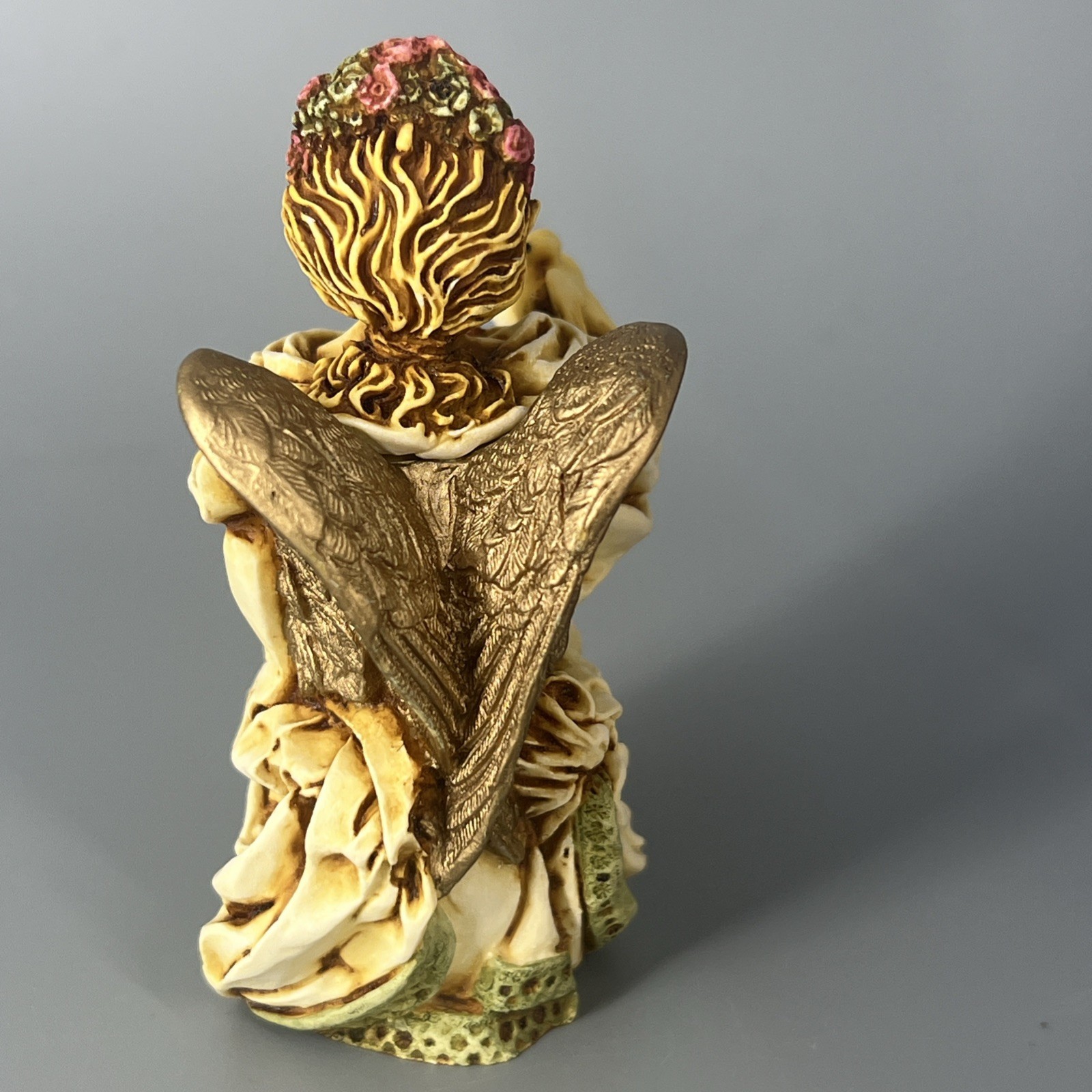 Harmony Kingdom Angelique La Gardienne Angel Box Birds England SIGNED 0726