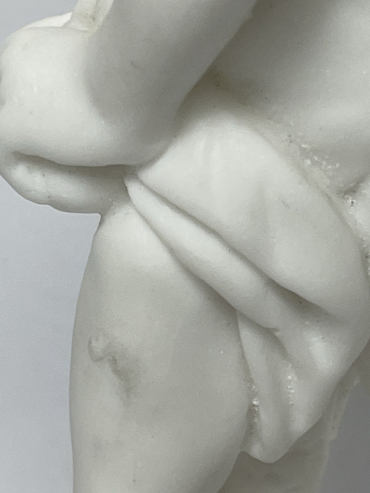 Vintage Bisque Porcelain Statue — “David” by Michelangelo