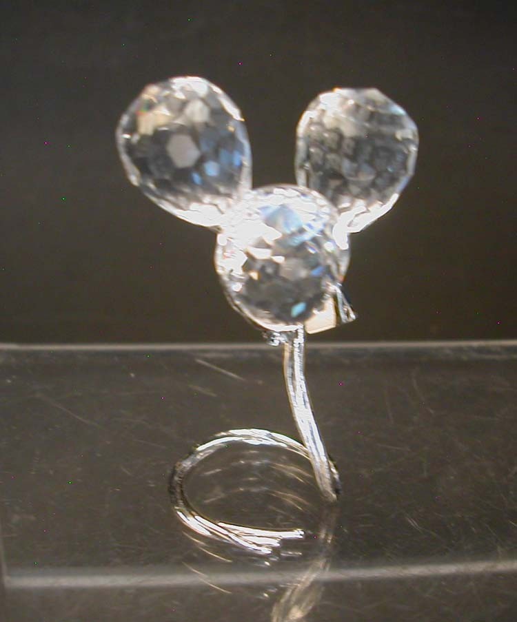 Swarovski Crystal Classics Collection Memories Three Balloons Silver 2″ H.