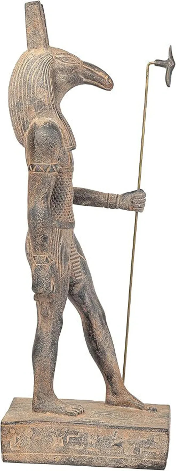Rare Antique Egyptian Seth Statue Replica Museum Style Chaos Deity Home Décor