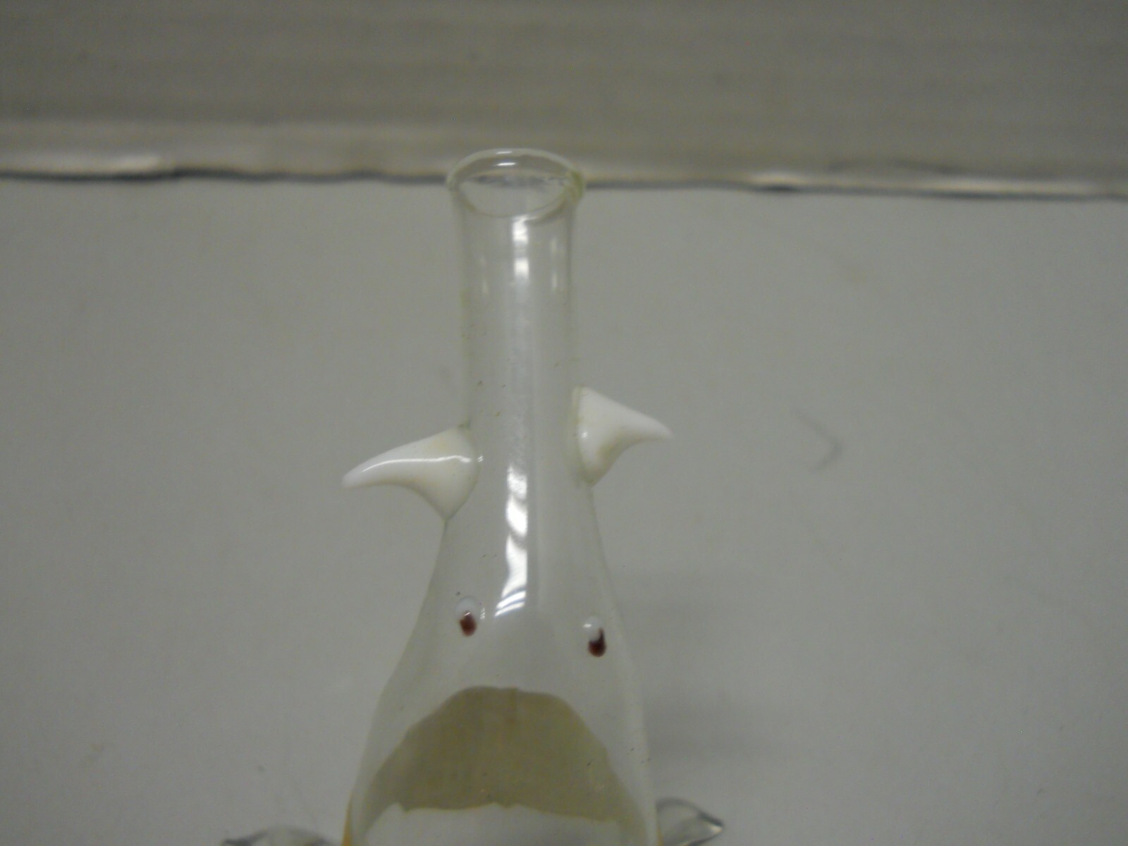 Rynbende Hand Blown Glass Animal Walrus Figurine Decanter Box EMPTY #1