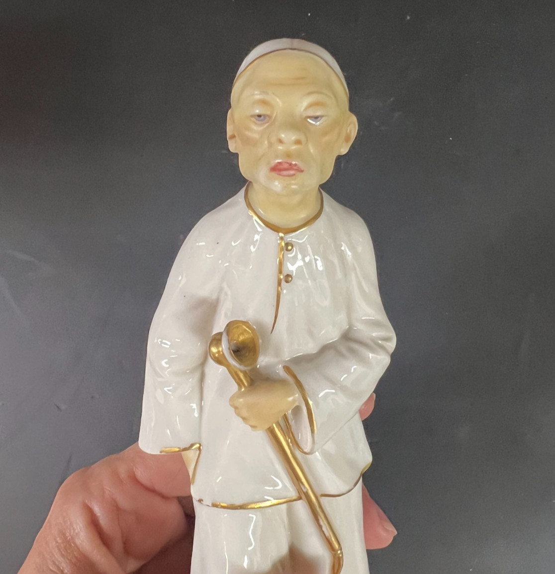 1882 Royal Worcester The Chinese Man #837 From The Countries Around The World