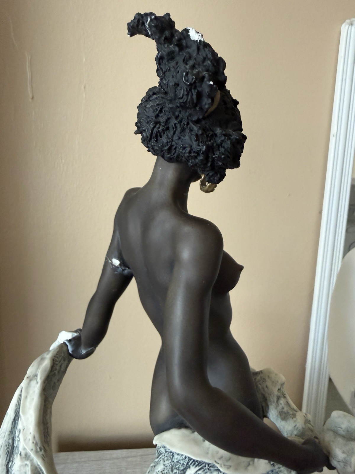 Giuseppe Armani Ebony Venere Nera Black Venus 16” Statue Figure Made Italy 1995