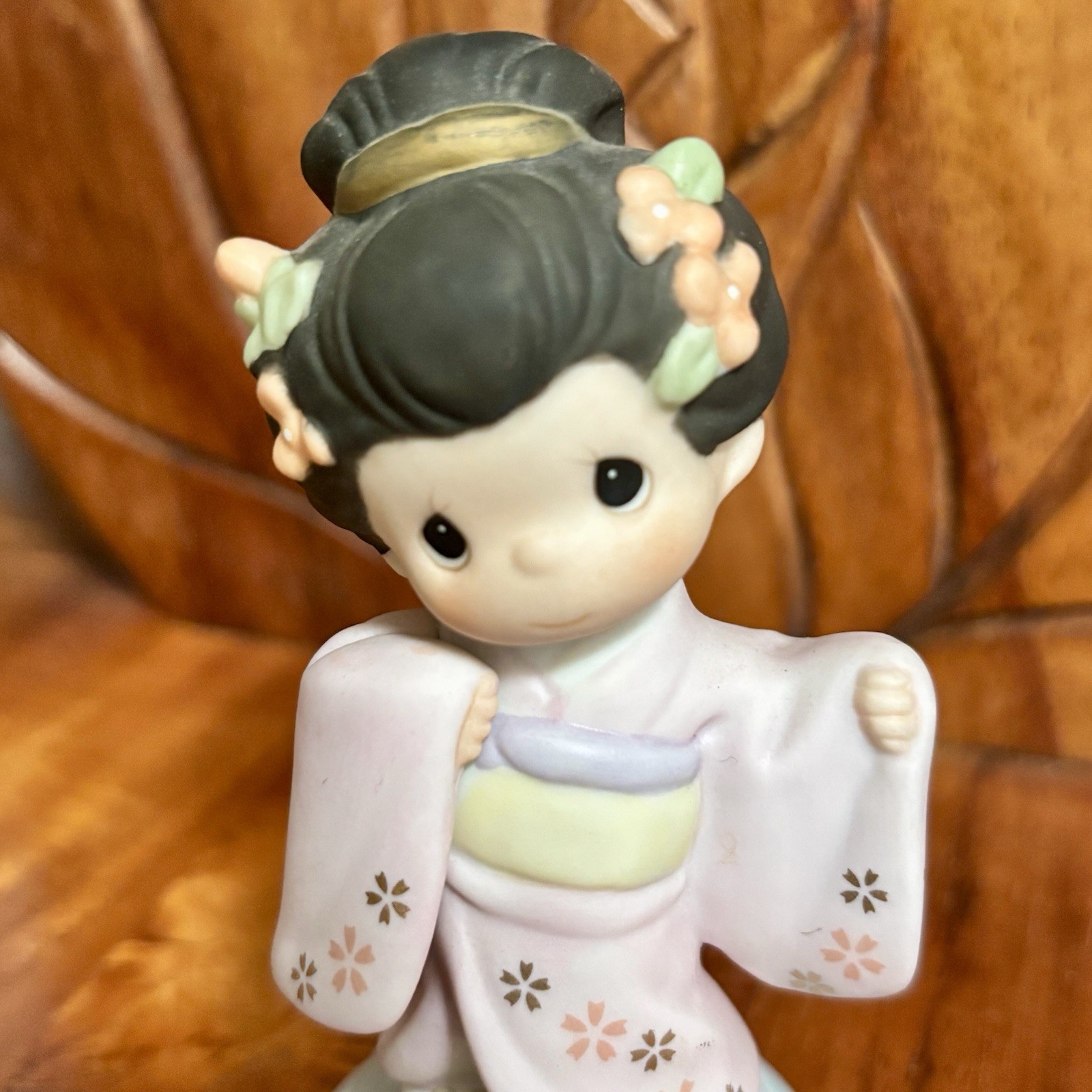 Precious Moments ‘Our Friendship is Always In Bloom’ Japanese Girl in Kimono ‘98