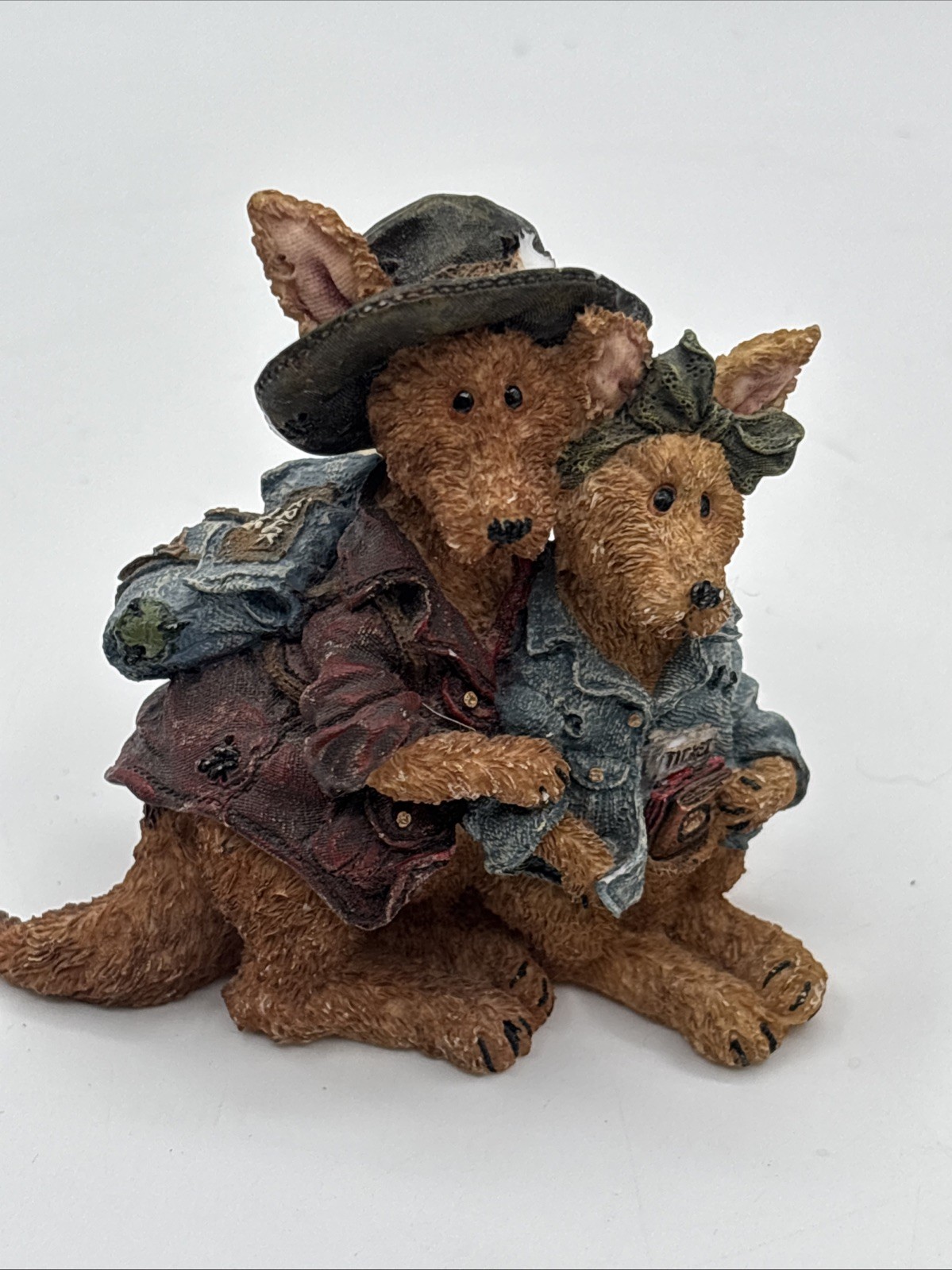Boyds Bears Figurines Lot of 17 Resin Teddy Bear Frog Camel Etc Mixed Set READ