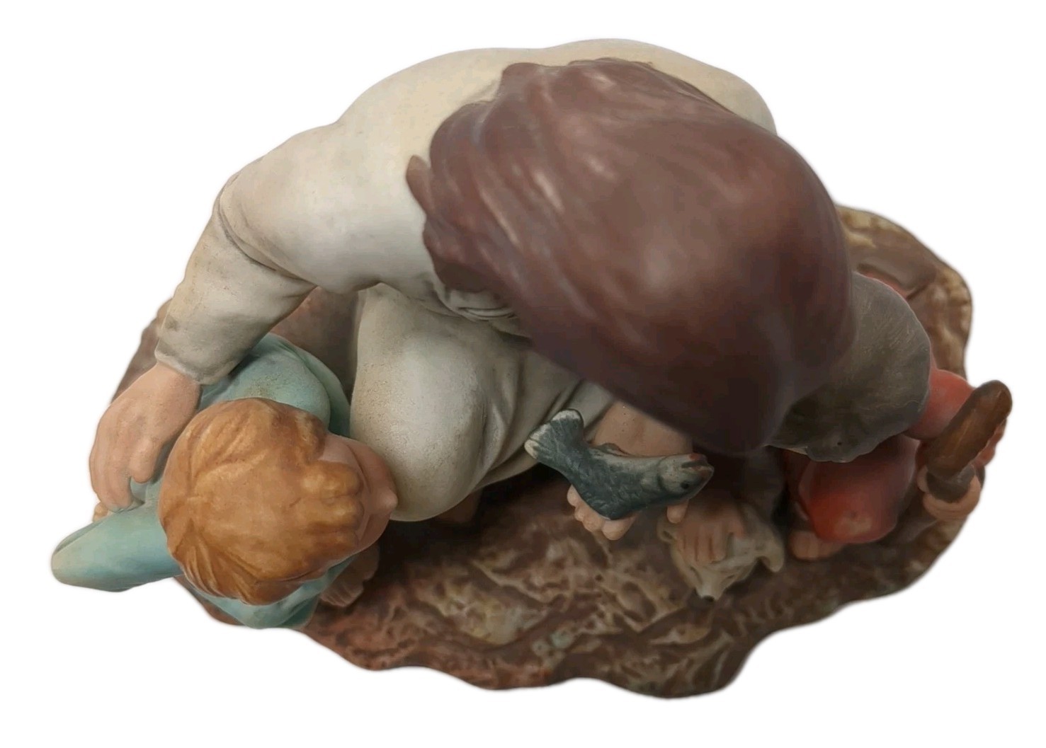Vintage “The Fisherman” Masterpiece Porcelain Figurine 1983 By Homco