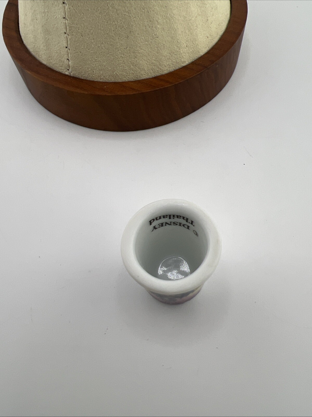 Vintage Walt Disney World Thailand Porcelain Thimble New READ!!!