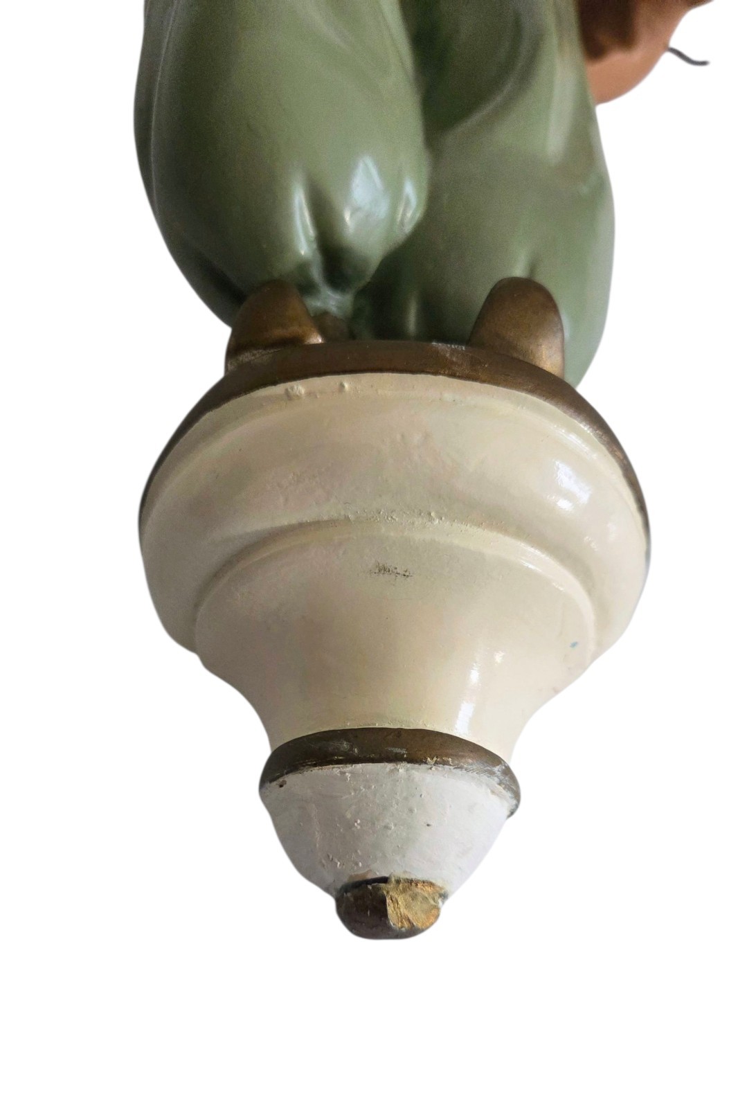 Alexander Backer ABCO Chalkware Arabian Man Figurine Wall Hanging Candle Sconce