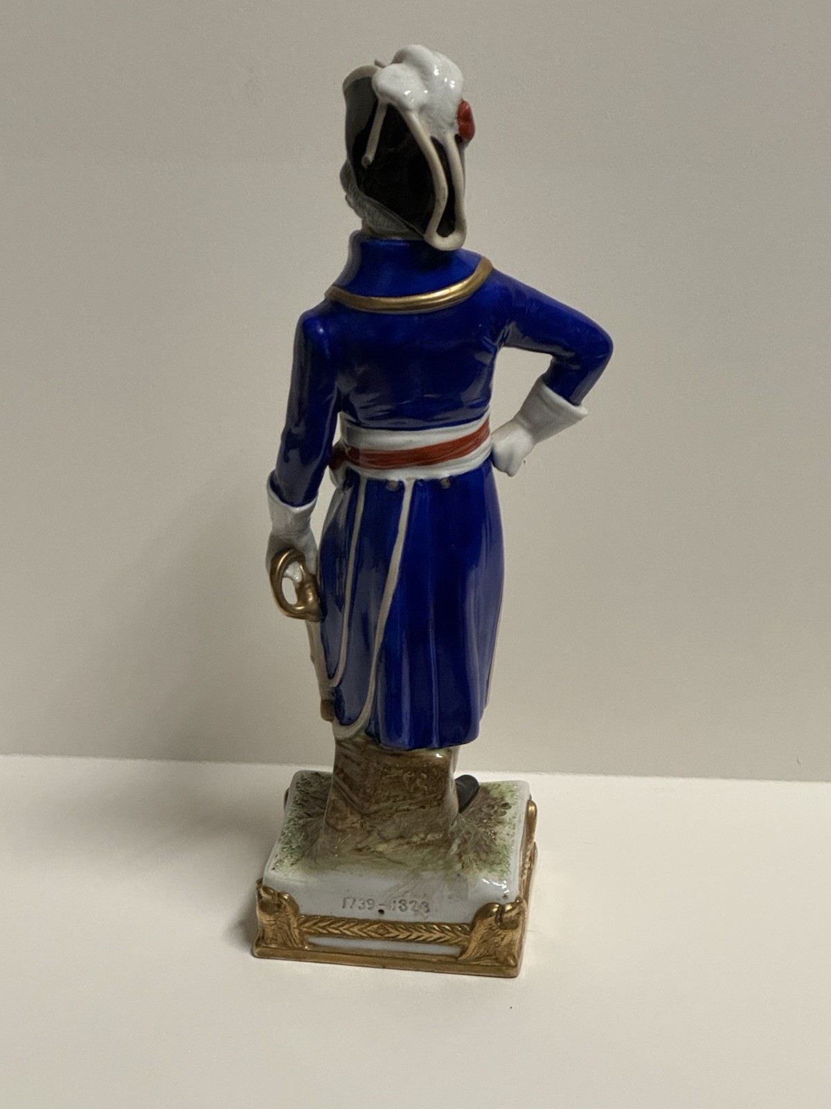 Antique German Scheibe Alsbach Porcelain Napoleon General Dumouriez Figure