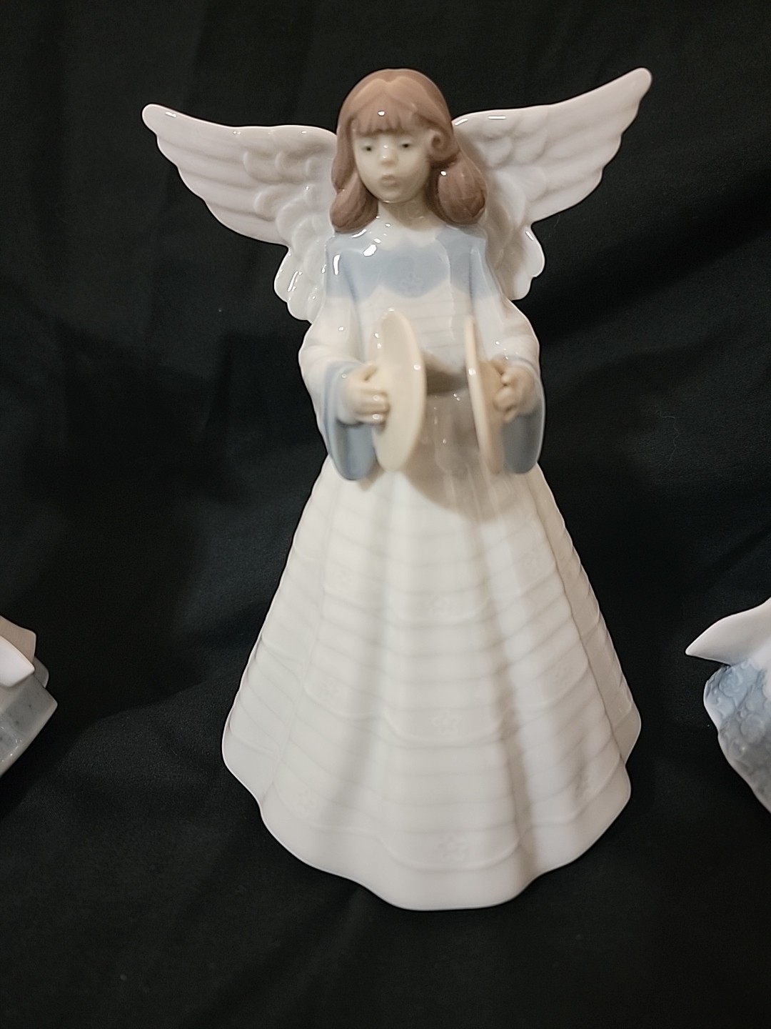 Lladro angel figurines set of 4 tree toppers – Musical Angels Good Condition