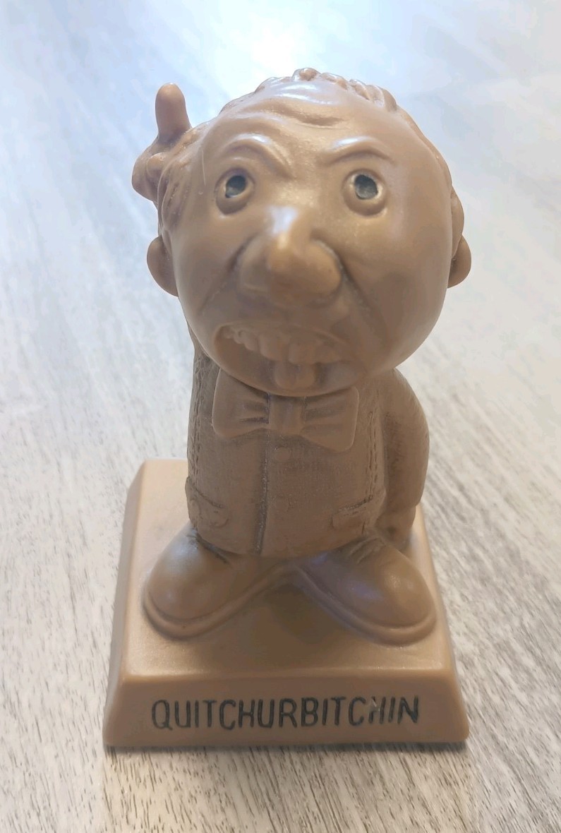 Russ & Wallace Berrie & Co’s 1970s Statue “Quitchurbitchin”