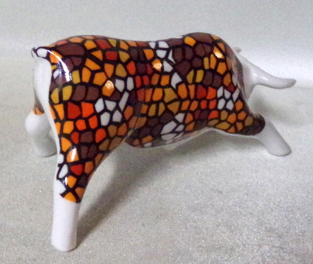 Mid Century Modern Arabia? Bull Sculpture