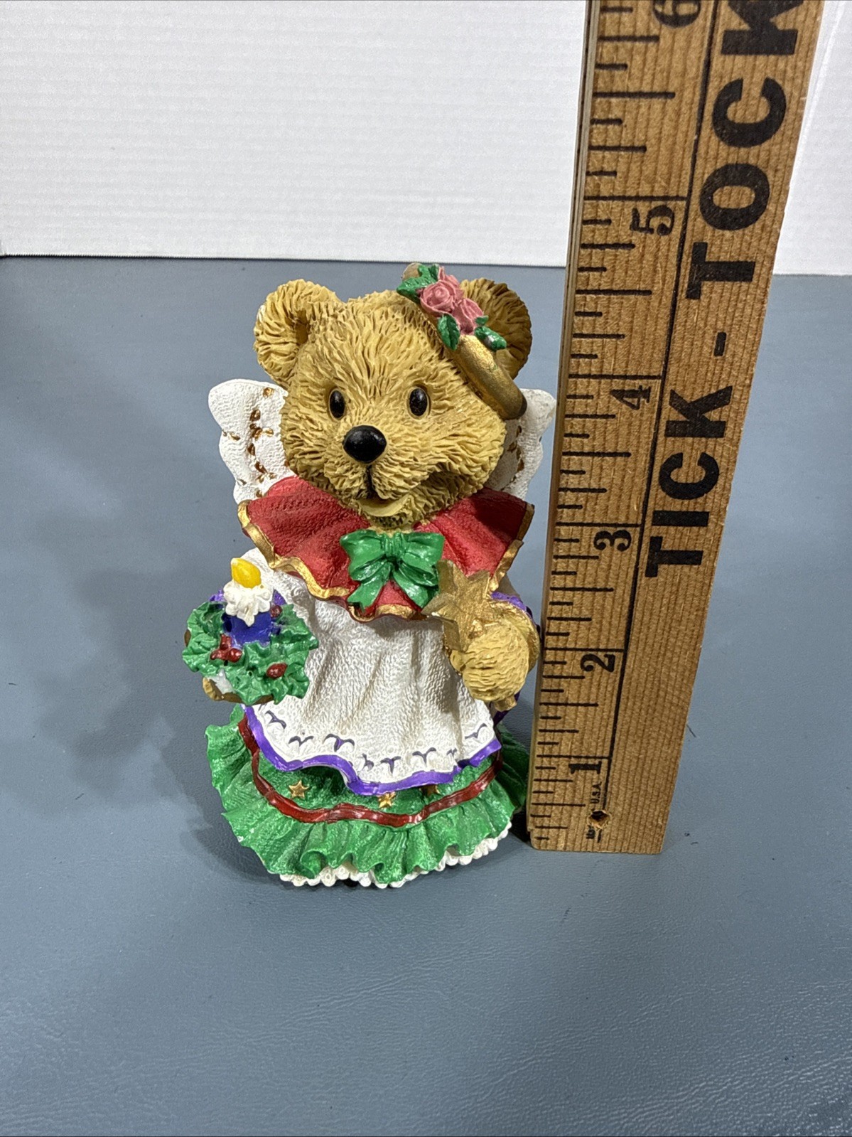 Little angle bear figurine Resin