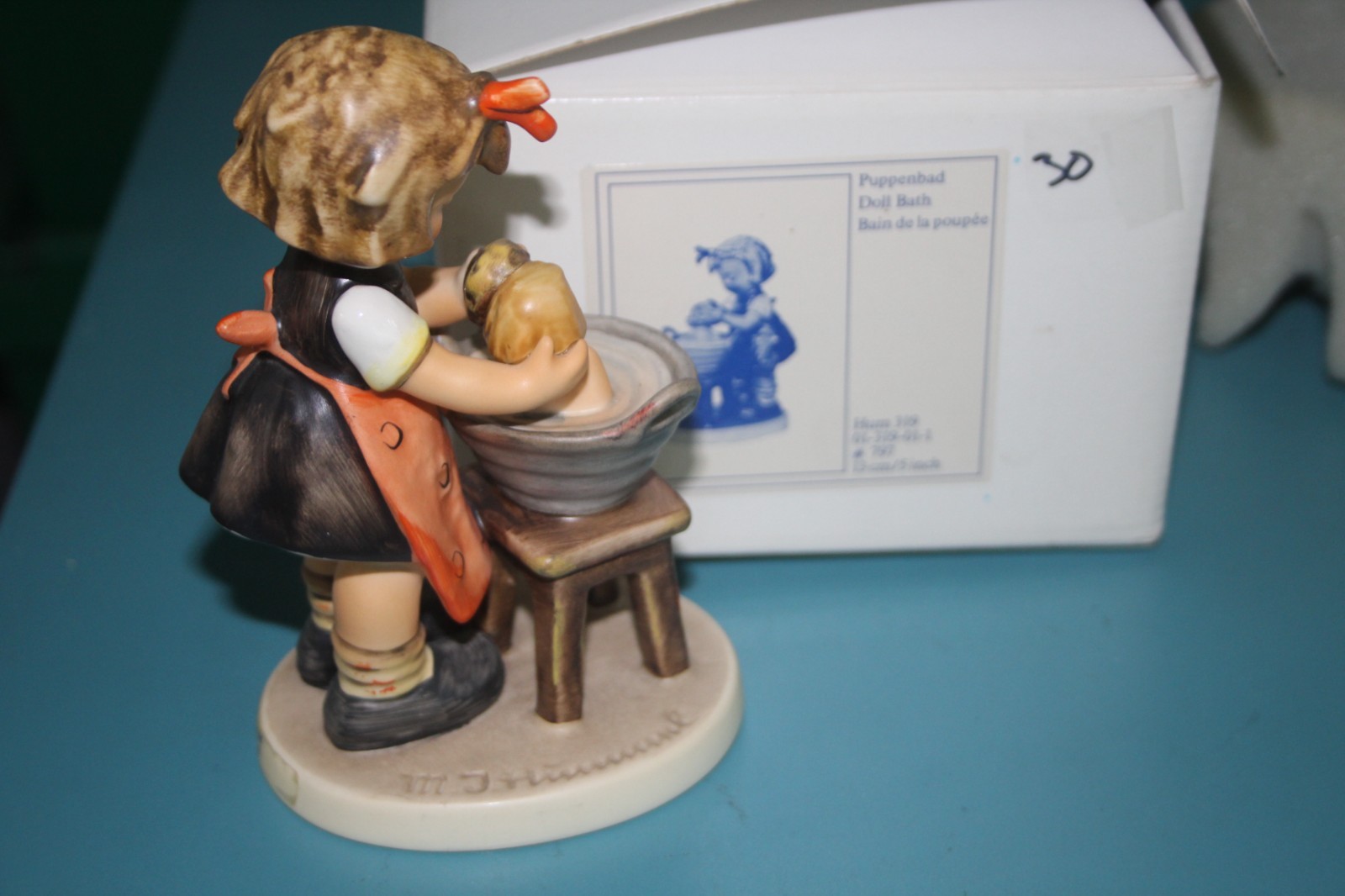 LOT OF 6 VTG HUMMEL GIRL FIGURINES DOLL BATH FEEDING TIME SING WITH ME KEEP WARM