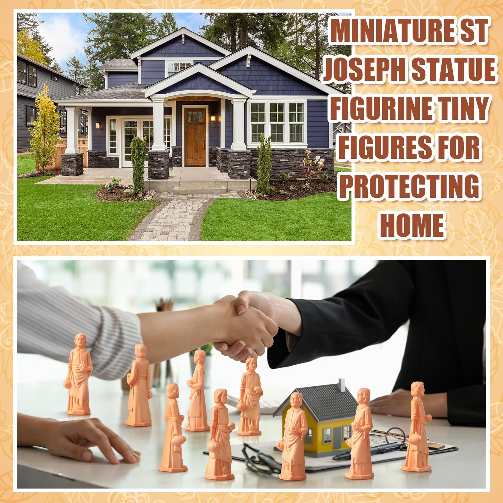 Wesiti 100 Pcs Mini Resin St Joseph Statue for Selling House St Joseph Statue…