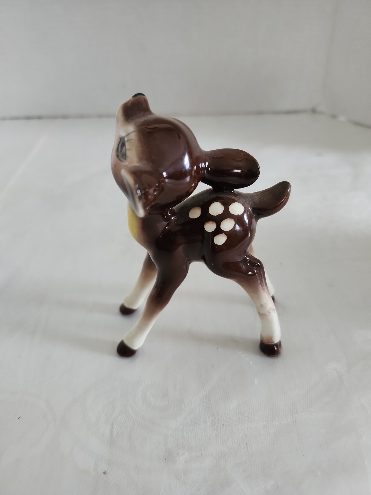 Ceramic Fawn Deer Made In Japan Figurine