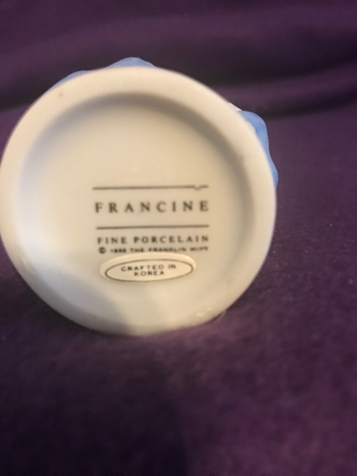 Franklin Mint Hotel Teddington-Francine-1986