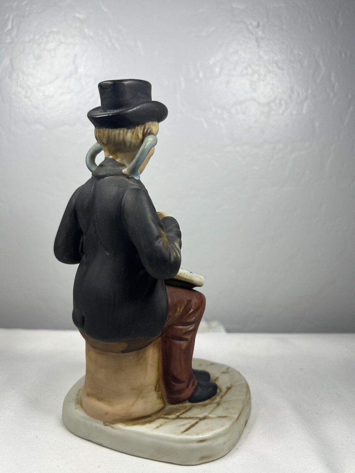 Old Man Doctor Figurine Fine Porcelain Bisque Hand Painted Vintage And Rare