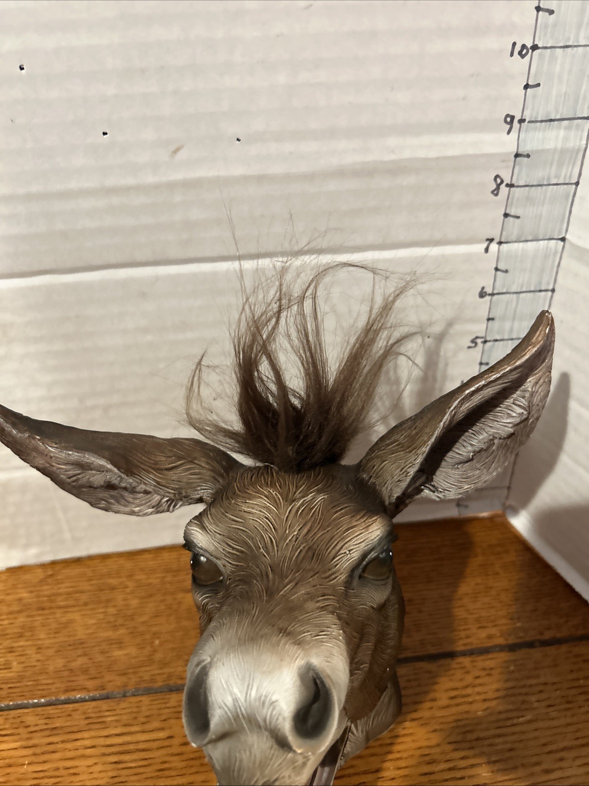 7″ Polyresin Laughing Donkey Mule Ass Head bust Paperweight