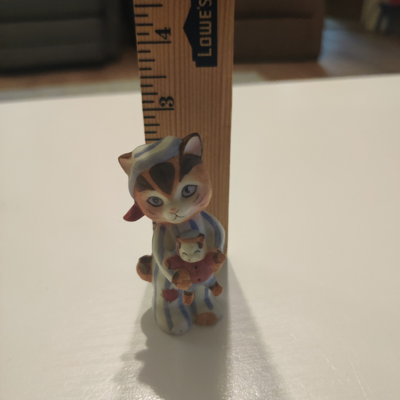 BC Sri Lanka Cat In Pajamas figurine Vintage 1992 Kitty Kitten