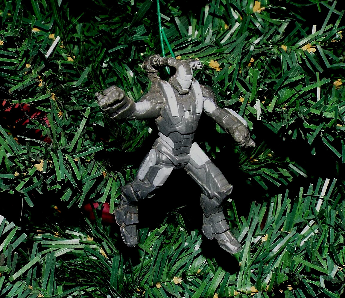 MARVEL MCU IRON MAN CUSTOM WAR MACHINE 3″ FIGURE CHRISTMAS ORNAMENT