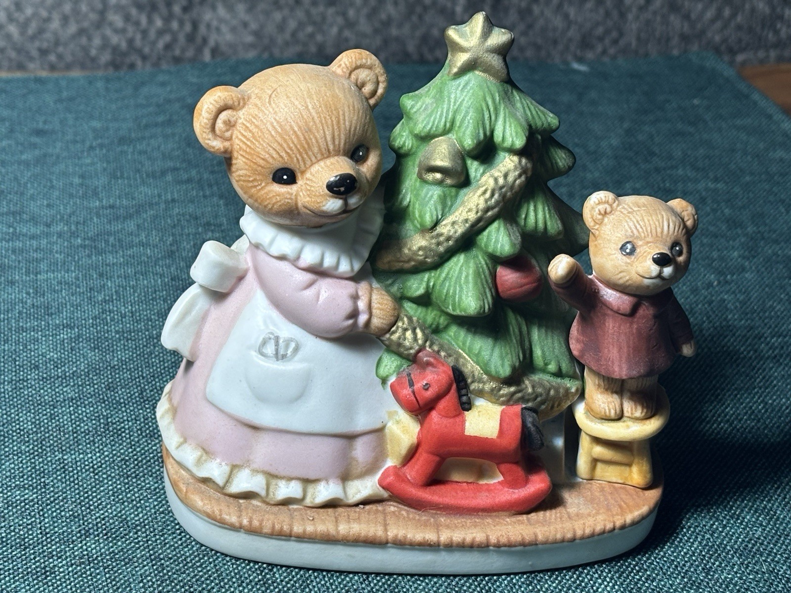 12 ~ HOMCO Home Interior Bear Figurines 1438, 8768, 5114, 5101, 1463, 1406, 1422