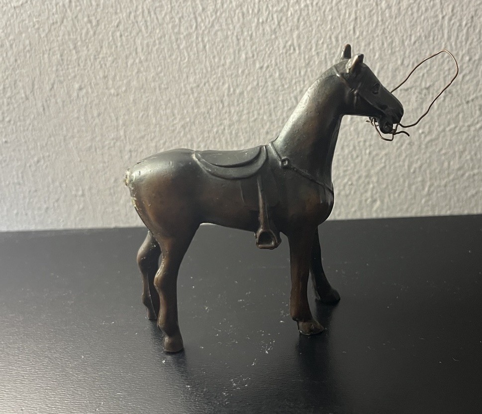 VTG Almar Metal Arts Cast Metal Horse Figurine Mid Century Desk Decor NO TAIL
