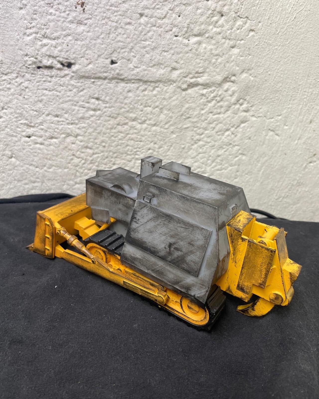Hand Painted Killdozer 7″ Length Resin Model